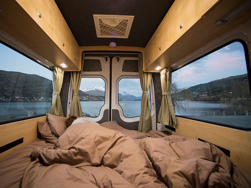 Schlafen im Wohnmobil